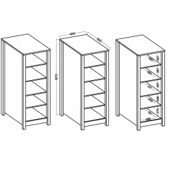 Inter Link Armoires Hautes De Cuisine|Armoires Hautes<Meuble colonne ROTTERDAM