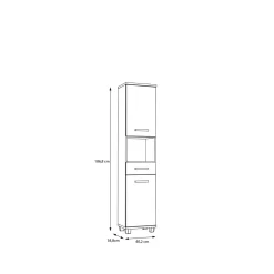 Forte Armoires De Salle De Bains<Meuble colonne VERIS
