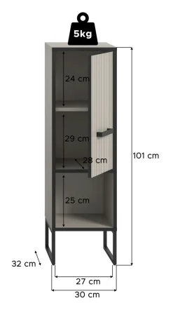 Xonox Commodes Sdb|Commodes Avec Portes<Meuble de rangement BAGNO