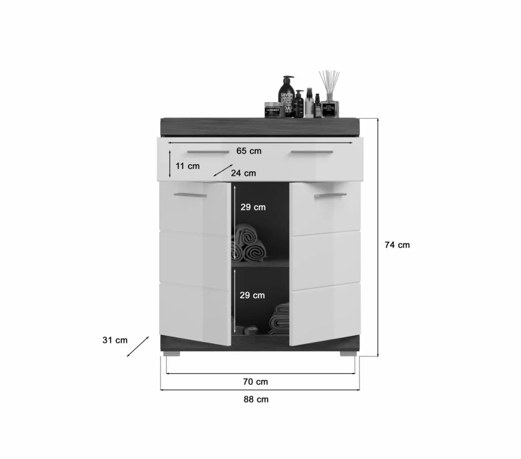 Xonox Commodes Sdb|Commodes Combinées<Meuble de salle de bains SEWULA