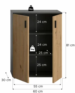 Xonox Commodes Sdb|Commodes Avec Portes<Meuble de salle de bains MONE