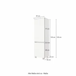 Held Armoires De Salle De Bains|Armoires Midi<Meuble demi-colonne 40 cm KOPENHAGEN