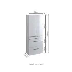 Held Armoires De Salle De Bains|Armoires Midi<Meuble demi-colonne PARMA