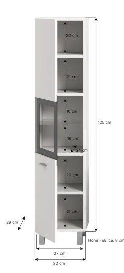 Xonox Armoires De Salle De Bains|Armoires Midi<Meuble demi-colonne SEBETA