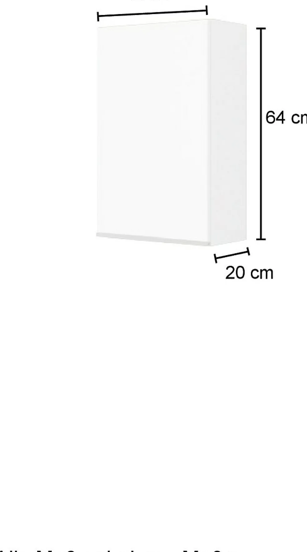 Meuble haut 40 cm AREZZO