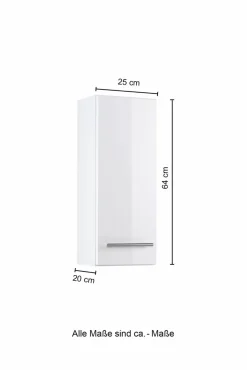 Held Armoires De Salle De Bains|Armoires Murales<Meuble haut 25 cm PARMA