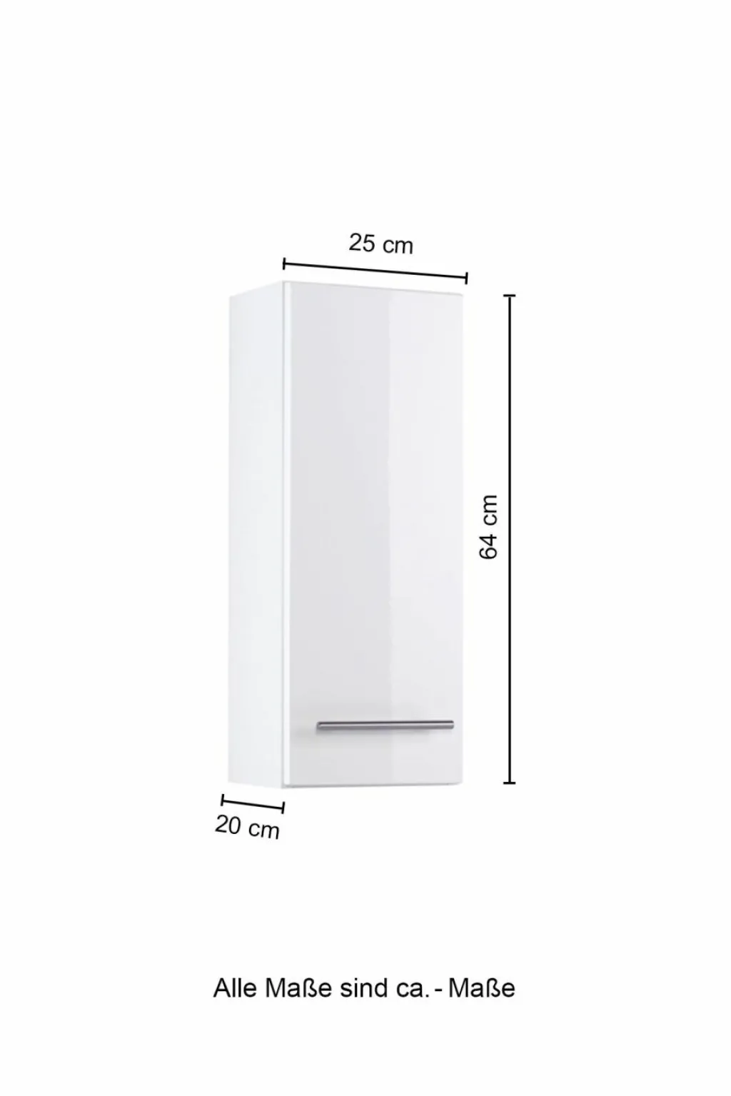 Held Armoires De Salle De Bains|Armoires Murales<Meuble haut 25 cm PARMA