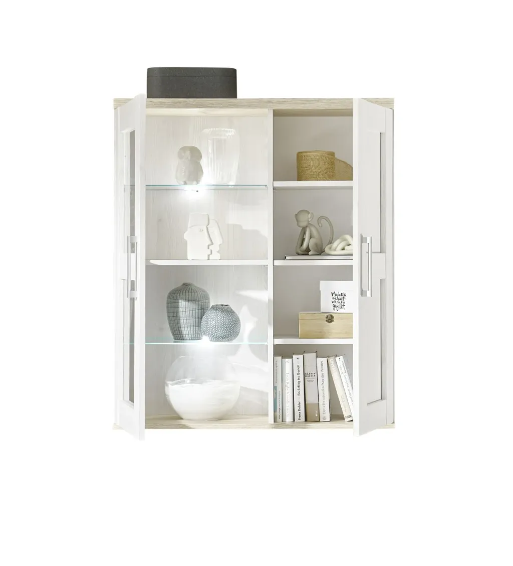 HBZ Armoires Murales|Vitrines Suspendues<Meuble haut vitrine BIEL