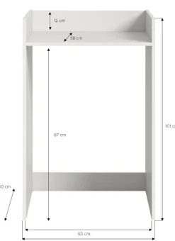 Xonox Meubles De Rangement Pour Machine À Laver<Meuble pour machine à laver MEKI