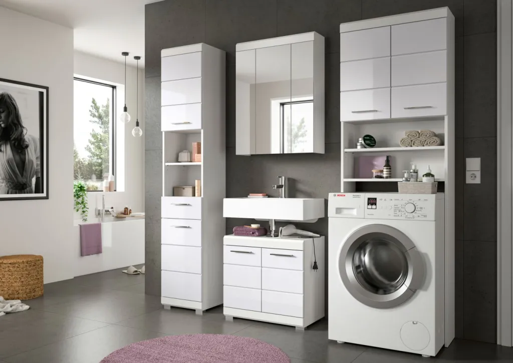 Xonox Meubles De Rangement Pour Machine À Laver<Meuble pour machine à laver SEWULA