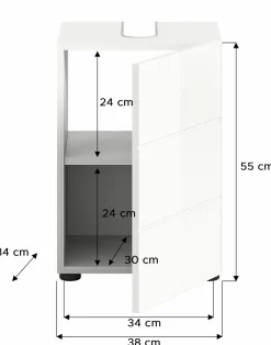 Xonox Armoires De Salle De Bains|Meubles Sous Vasque<Meuble sous lavabo AMBO