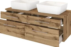 Held Armoires De Salle De Bains<Meuble sous vasque 120 avec vasque à poser DAVOS