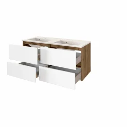 Held Armoires De Salle De Bains<Meuble sous vasque avec double vasque LUCCA