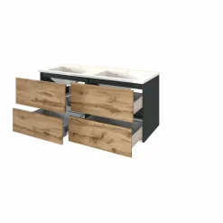 Held Armoires De Salle De Bains<Meuble sous vasque avec double vasque LUCCA