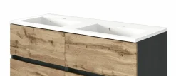 Held Armoires De Salle De Bains<Meuble sous vasque avec double vasque LUCCA