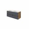 Held Armoires De Salle De Bains<Meuble sous vasque avec double vasque LUCCA