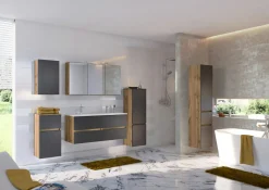 Held Armoires De Salle De Bains<Meuble sous vasque avec double vasque LUCCA