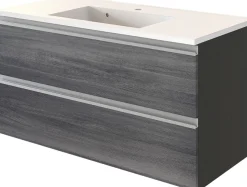 Meuble sous vasque avec lavabo 100 cm AREZZO