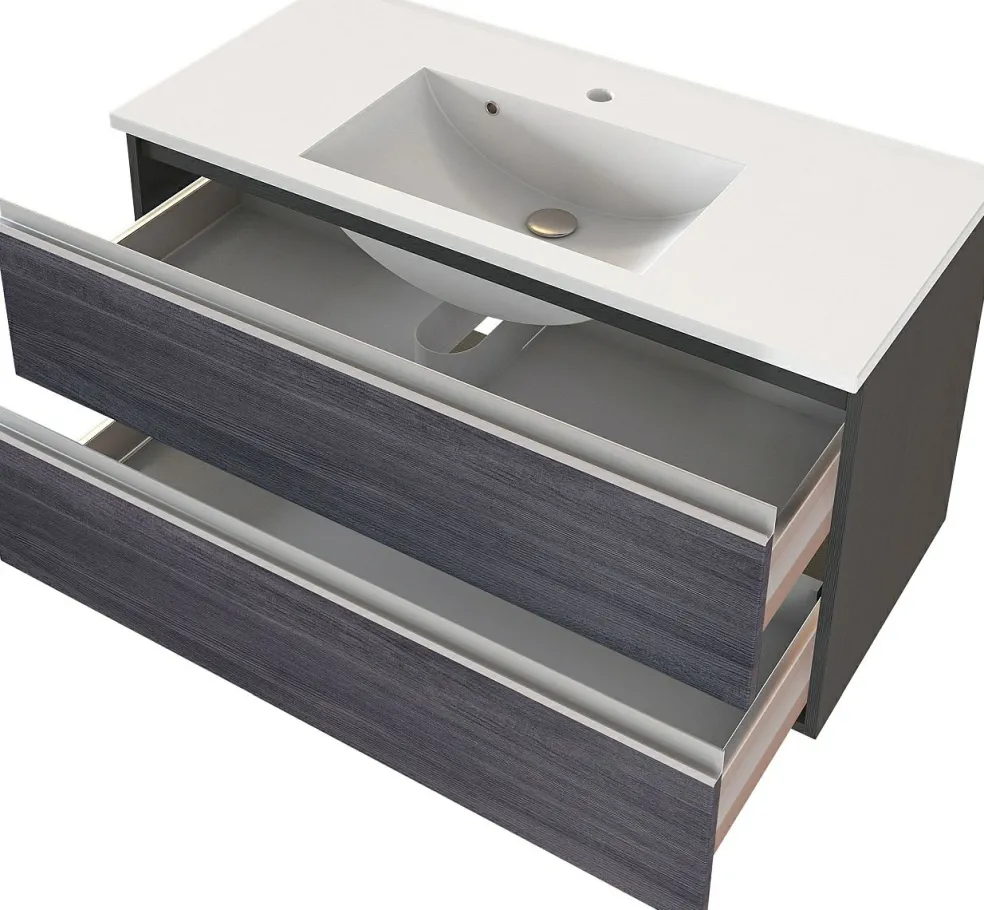 Meuble sous vasque avec lavabo 100 cm AREZZO