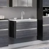 Held Armoires De Salle De Bains<Meuble sous vasque avec lavabo 80 cm AREZZO