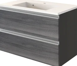 Held Armoires De Salle De Bains<Meuble sous vasque avec lavabo 80 cm AREZZO