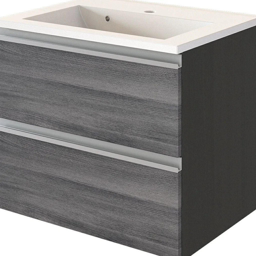 Held Armoires De Salle De Bains<Meuble sous vasque avec lavabo 60 cm AREZZO