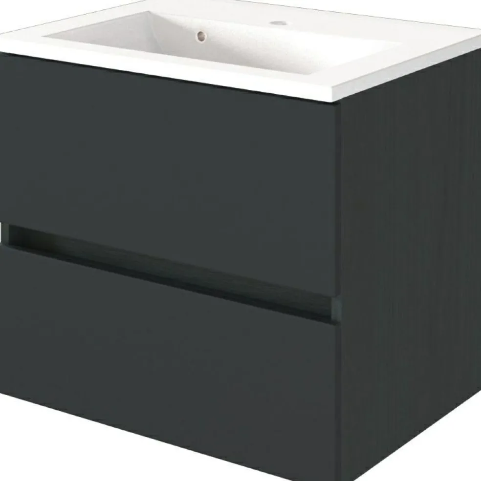 Meuble sous vasque avec plan vasque 60 BAABE