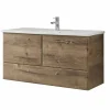 Meuble sous vasque avec plan vasque FILO-RUSTICO