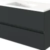 Meuble sous vasque avec plan vasque 100 BAABE