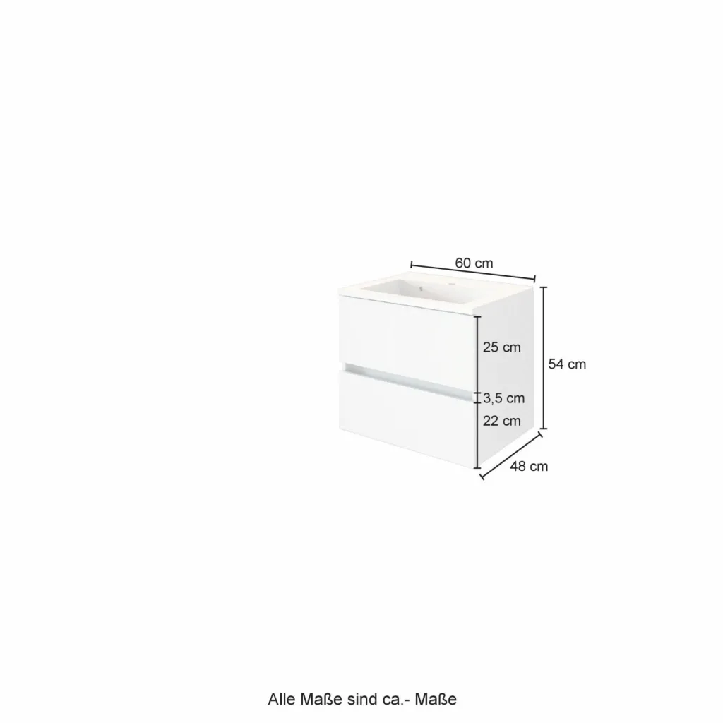Held Armoires De Salle De Bains<Meuble sous vasque avec vasque LUCCA