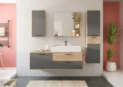 Meuble sous vasque avec vasque AGARO