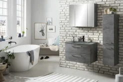 Held Armoires De Salle De Bains<Meuble sous vasque avec vasque STOCKHOLM