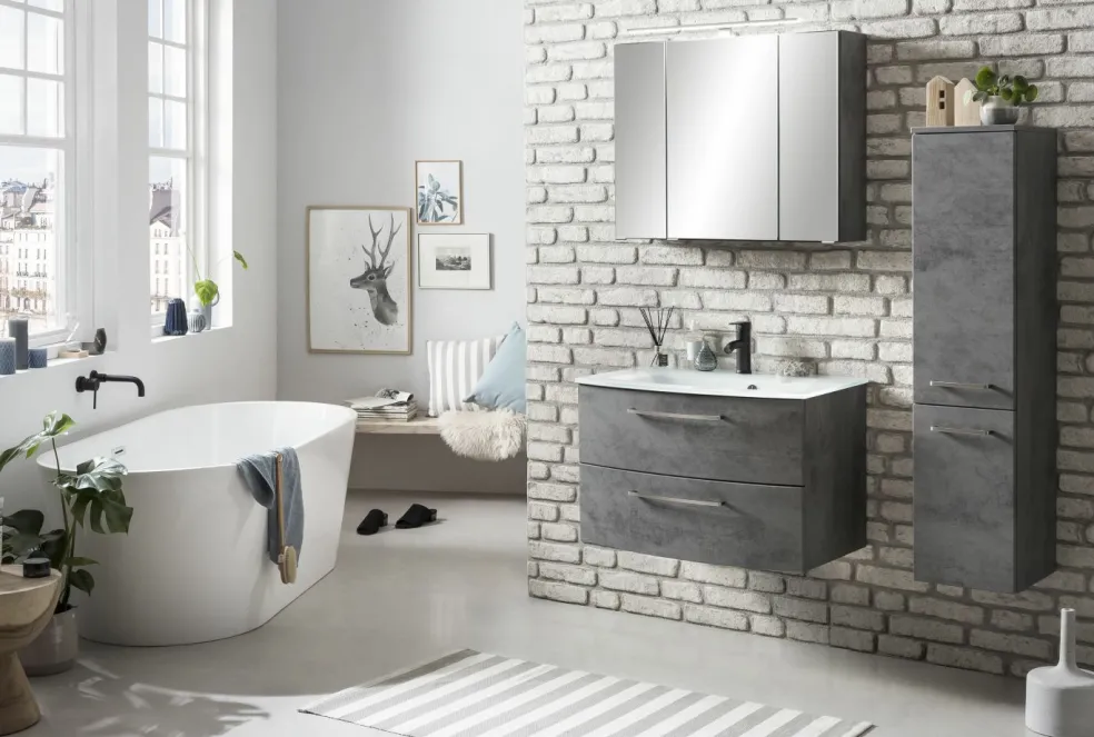 Meuble sous vasque avec vasque STOCKHOLM