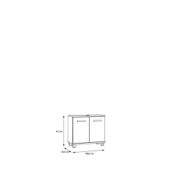 Meuble sous vasque VERIS
