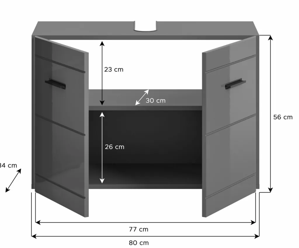 Xonox Armoires De Salle De Bains|Meubles Sous Vasque<Meuble sous évier KOBO
