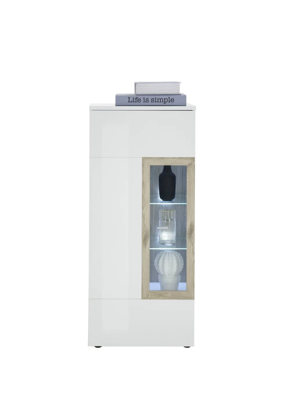 Meuble vitrine avec éclairage BRÜNN
