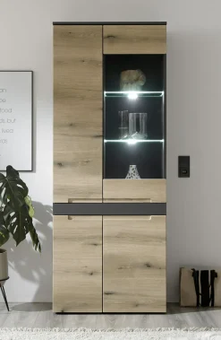 HBZ Vitrines Sur Pied<Meuble vitrine CORK