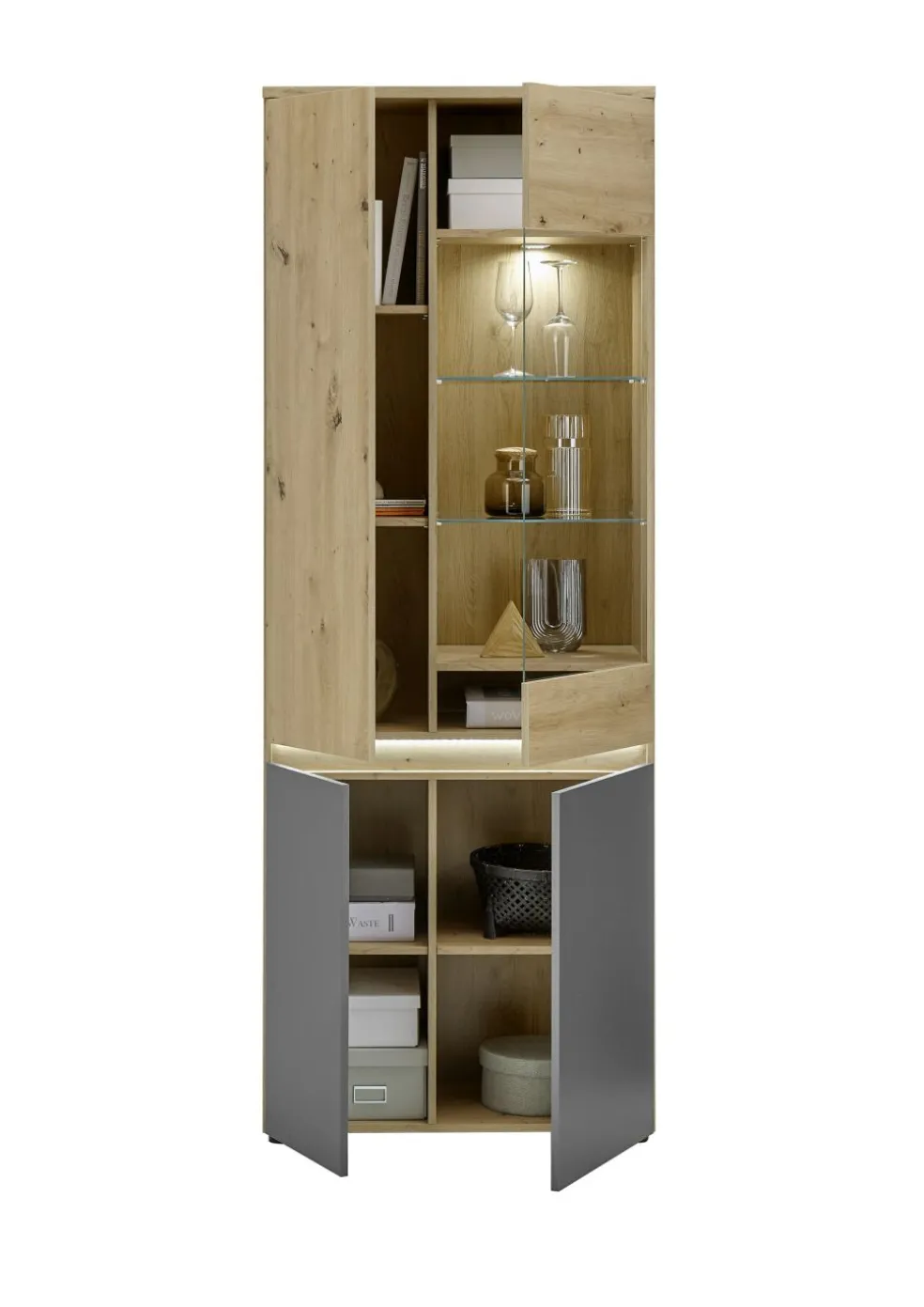 Meuble vitrine DUBLIN
