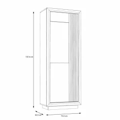 Forte Vitrines Sur Pied<Meuble vitrine gauche SAVONA