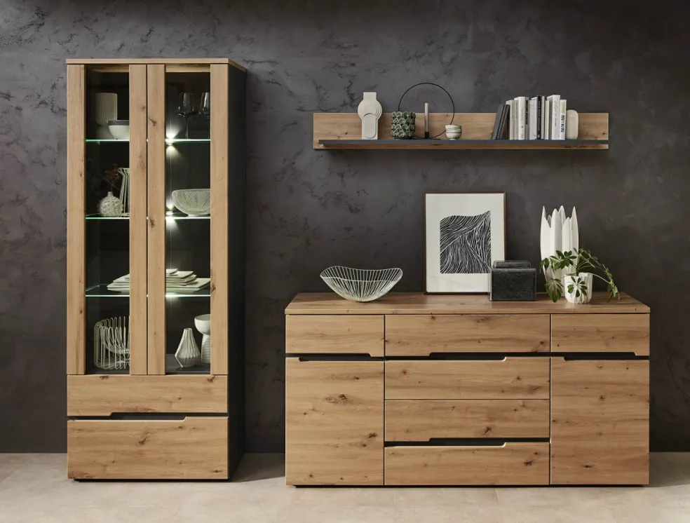 Meuble vitrine MEMPHIS S
