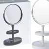 Miroir maquillage 2 coloris au choix