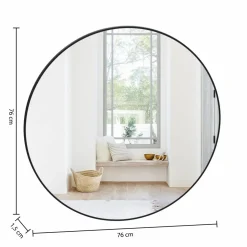 Miroir mural rond JJA