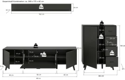 Xonox Meubles Muraux De Télé<Mur TV LINEA