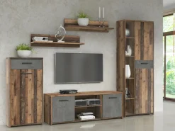 Forte Meubles Muraux De Télé<Mur TV PABLO