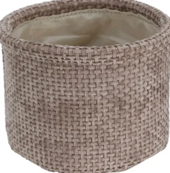 Panier aspect peluche taille moyenne EH