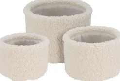 Koopman Corbeilles<Panier aspect peluche taille moyenne EH