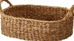 Koopman Corbeilles<Panier ovale de taille moyenne en jonc de mer EH