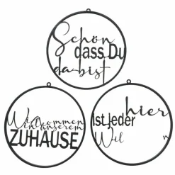 Boltze Deco Murale<Panneau avec inscription WILLKOMMEN