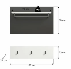 Xonox Panneaux Portemanteaux<Panneau portemanteau GOBA