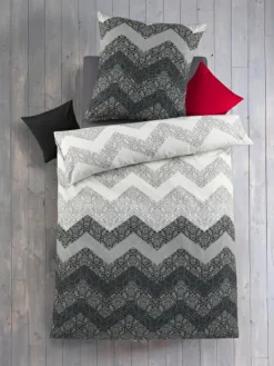 Parure de lit haut de gamme en coton renforcé NELIO